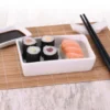 Zestaw do serwowania sushi dla 2 osób, z bambusową matą