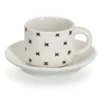 Zestaw filiżanek do espresso w geometryczne wzory, 70 ml