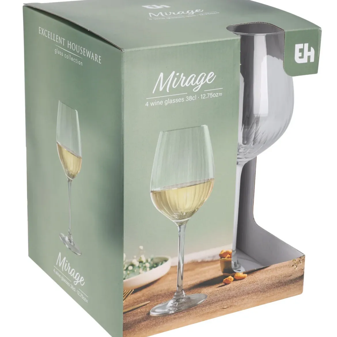 Zestaw kieliszków do wina, 380 ml, 4 szt.