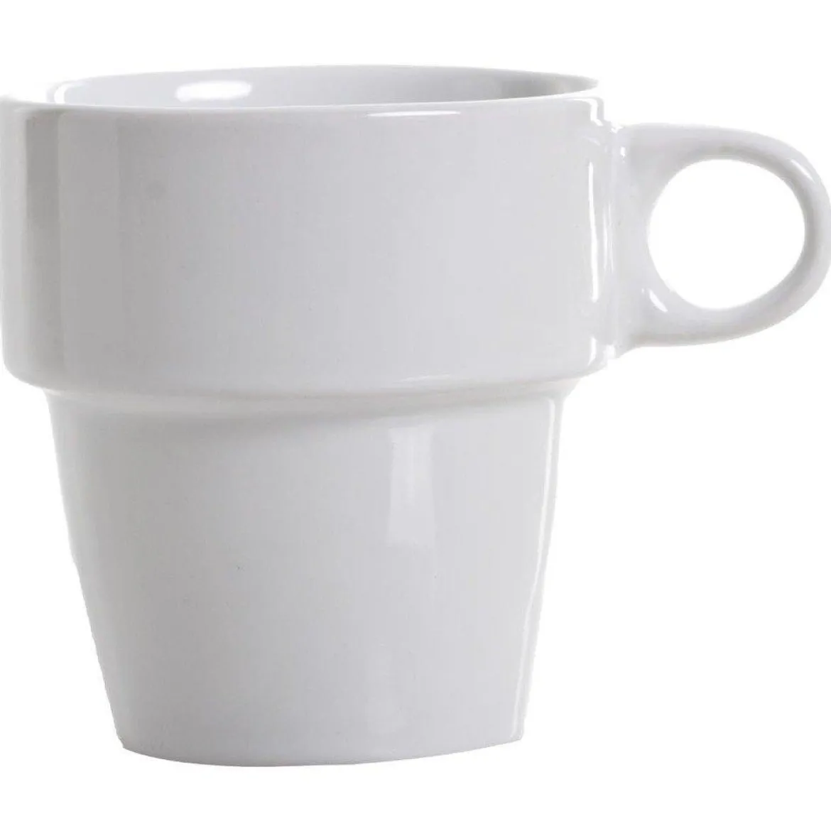 Zestaw 6 kolorowych filiżanek do cappuccino + metalowy stojak
