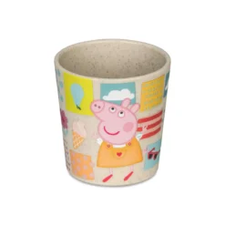 Zestaw obiadowy dla dzieci CONNECT ŚWINKA PEPPA, z tworzywa organic, KOZIOL