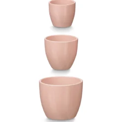 Zestaw okrągłych doniczek Ø 14, 17, 22 cm