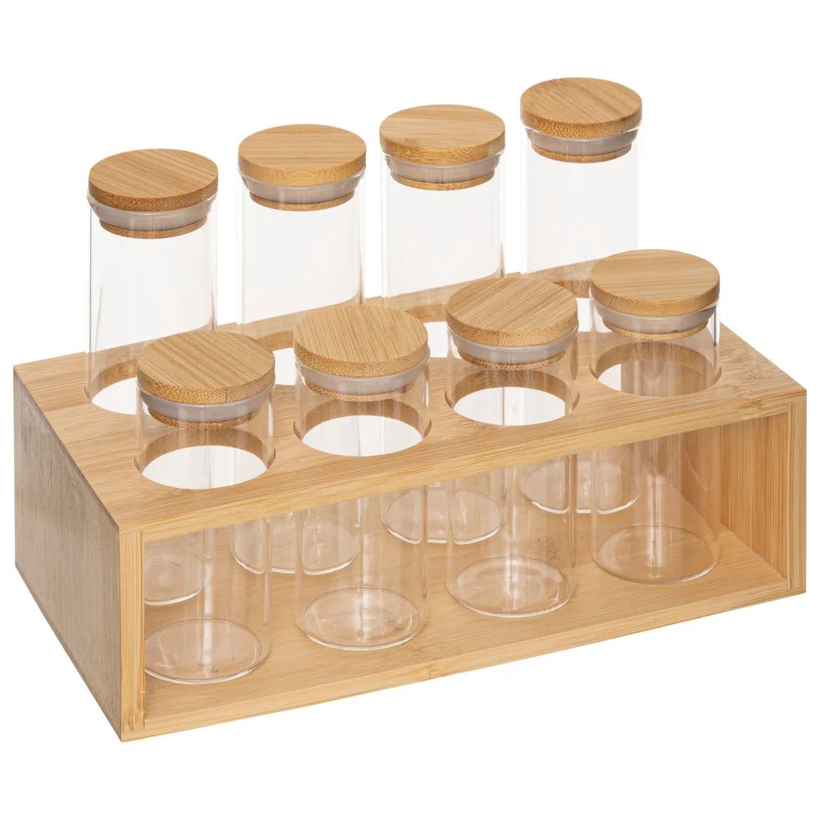 Zestaw pojemników na przyprawy EPICE, 4 x 80 ml i 4 x 120 ml
