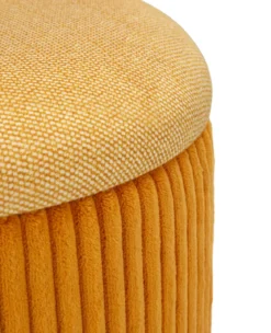 Zestaw puf ze schowkiem BOLZANO, Ø 38 cm, Ø 32 cm
