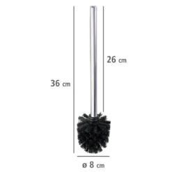Zestaw 4 szczotek toaletowych z wymienną główką WENKO, Ø 8 cm