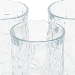 Zestaw 3 szklanek we wzory, 380 ml