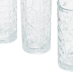 Zestaw 3 szklanek we wzory, 380 ml