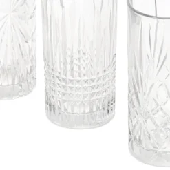 Zestaw 3 szklanek we wzory, 380 ml