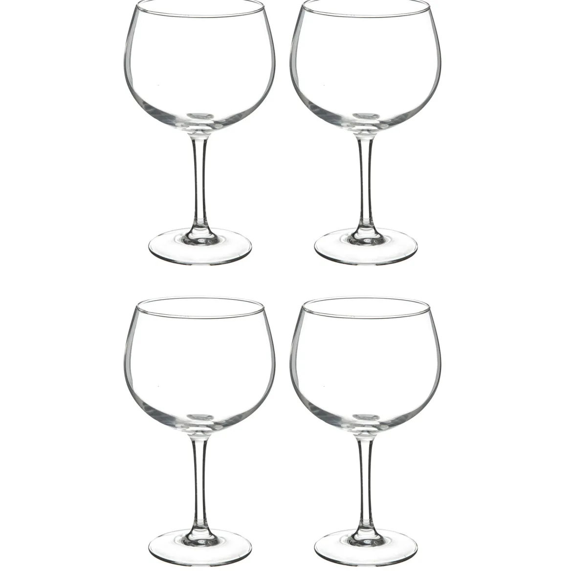 Zestaw 4 szklanych kieliszków, 700 ml