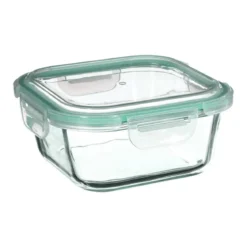Zestaw szklanych pojemników na żywność 330 ml, 800 ml, 2220 ml, CLIP